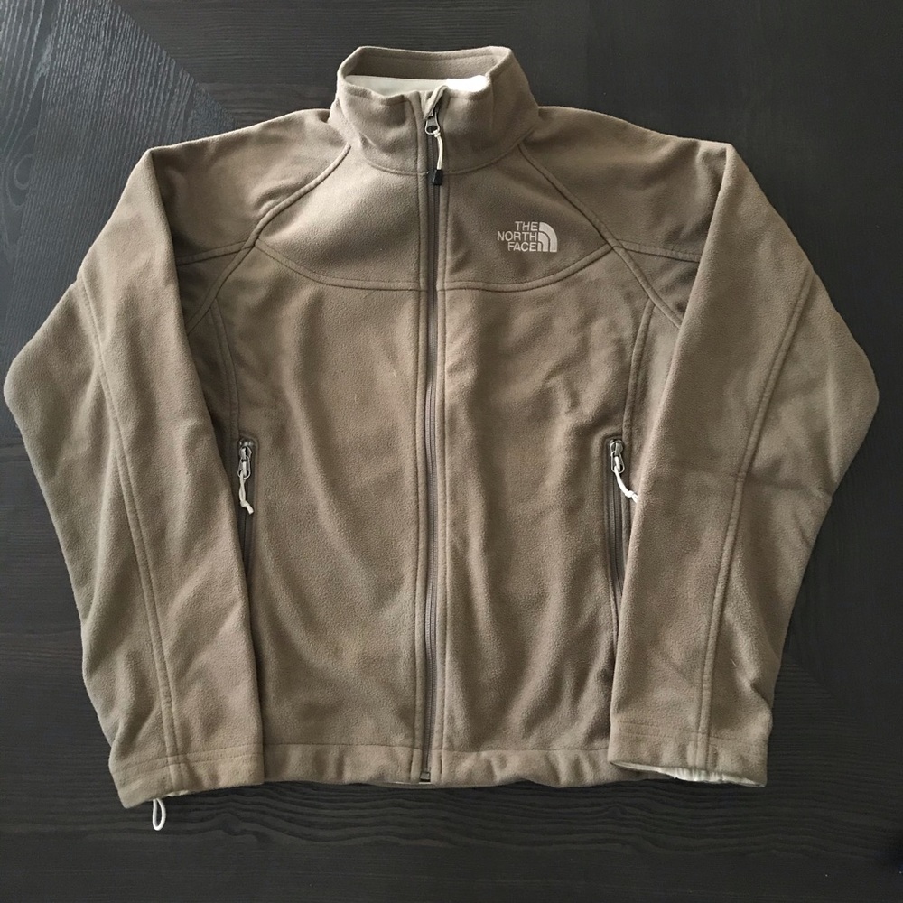 NORTHFACE SOFT SHELL FLEECE ZIP-UP JACKET SIZE M